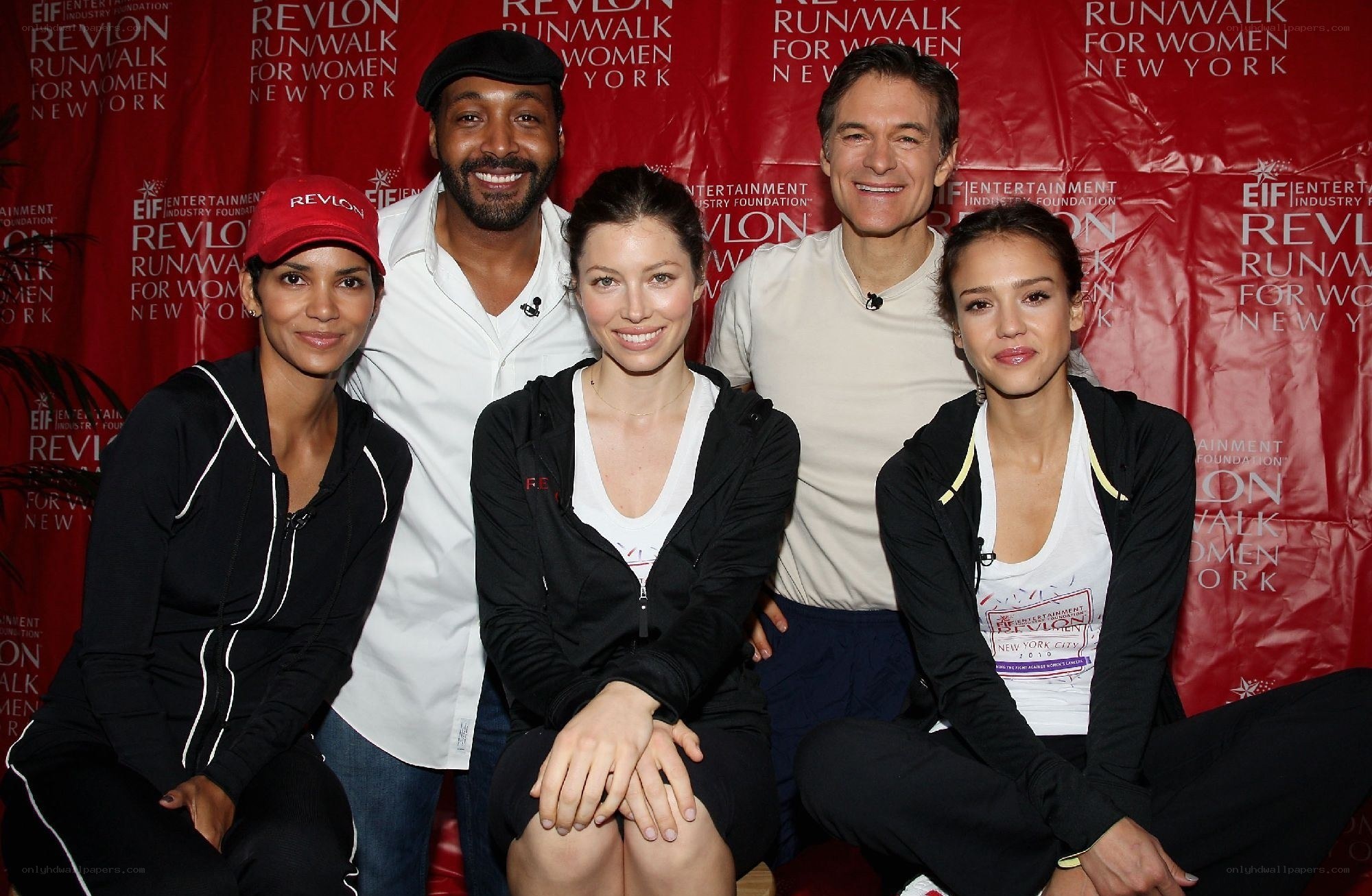 Actors at Revlon Run/Walk event
