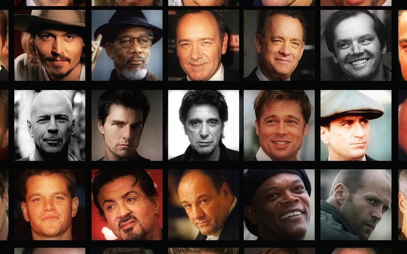 actors collage portrait