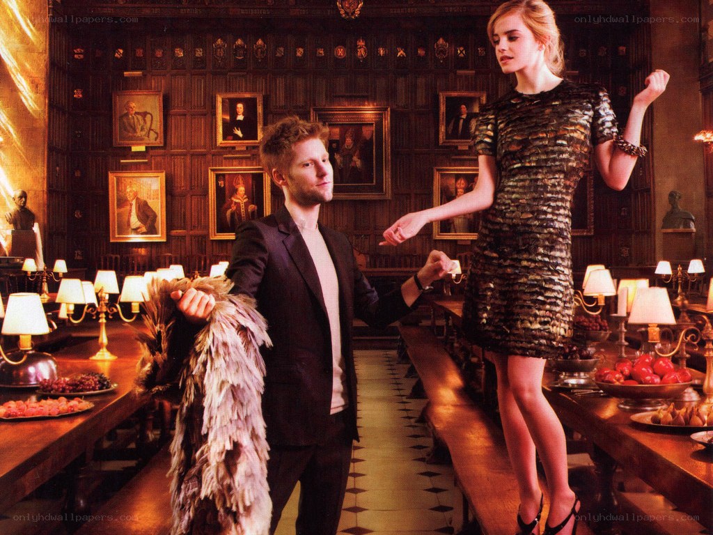 actors in a grand hall