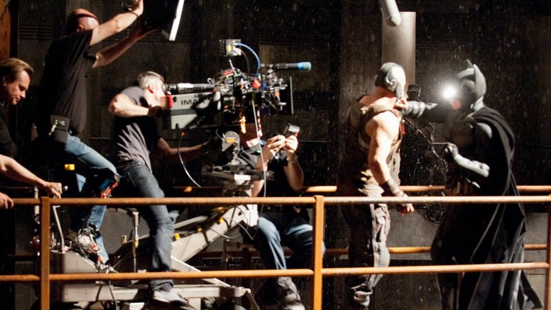 Actors in Costume on Set — Black