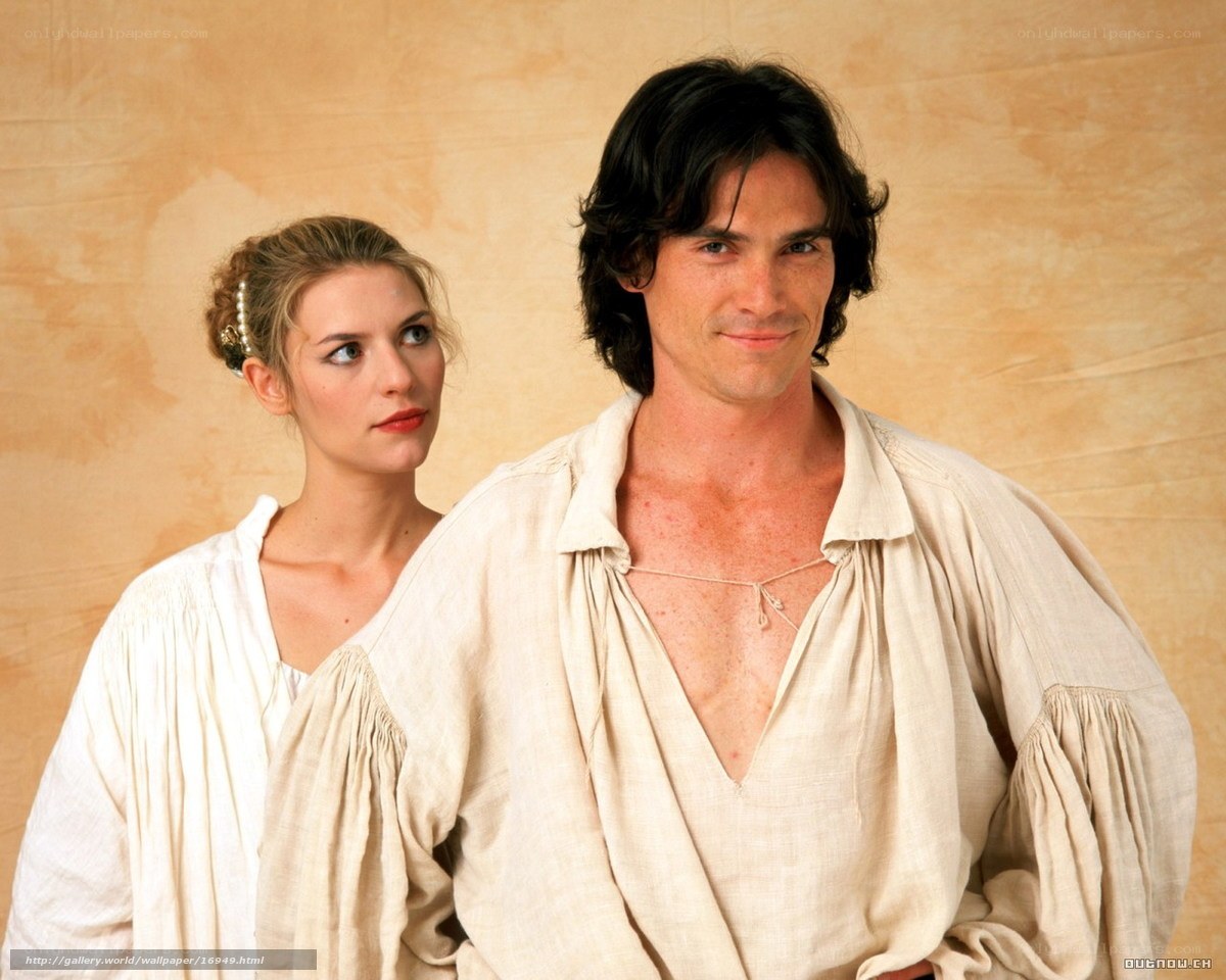 Actors in period costumes
