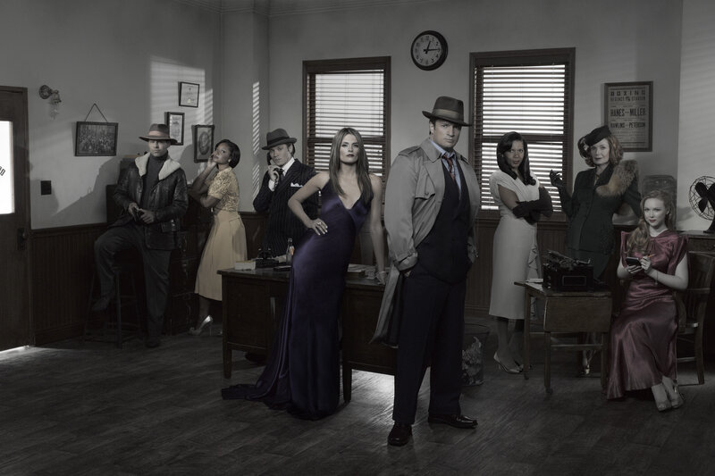 Actors in Vintage Costumes — Gray
