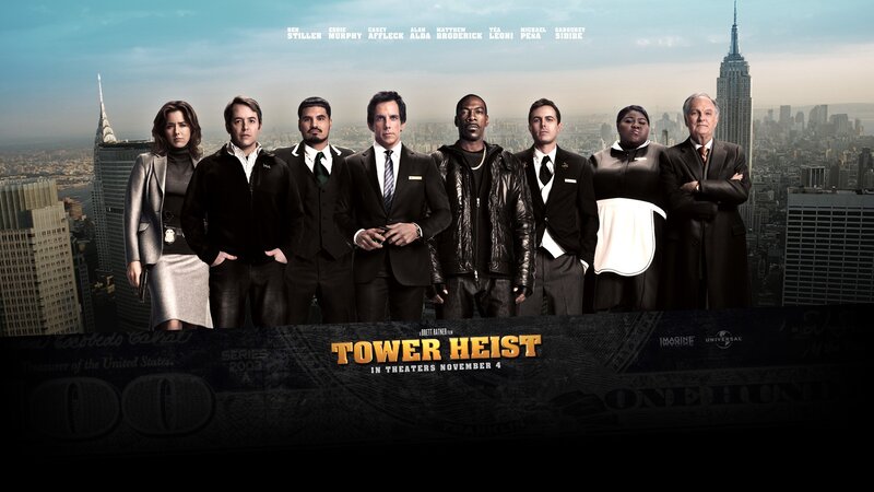 Actors on a City Skyline