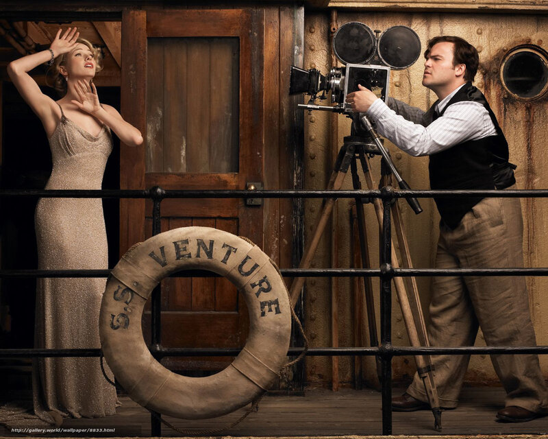 Actors on a ship deck