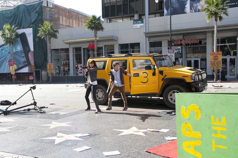 Actors on Hollywood Boulevard
