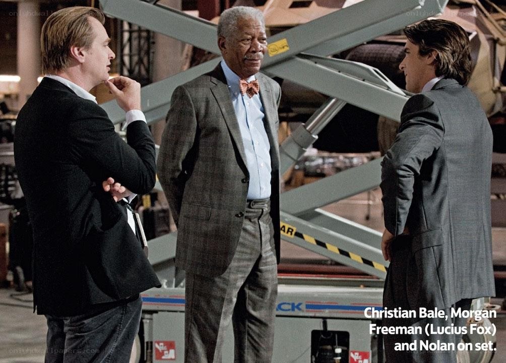 actors on movie set
