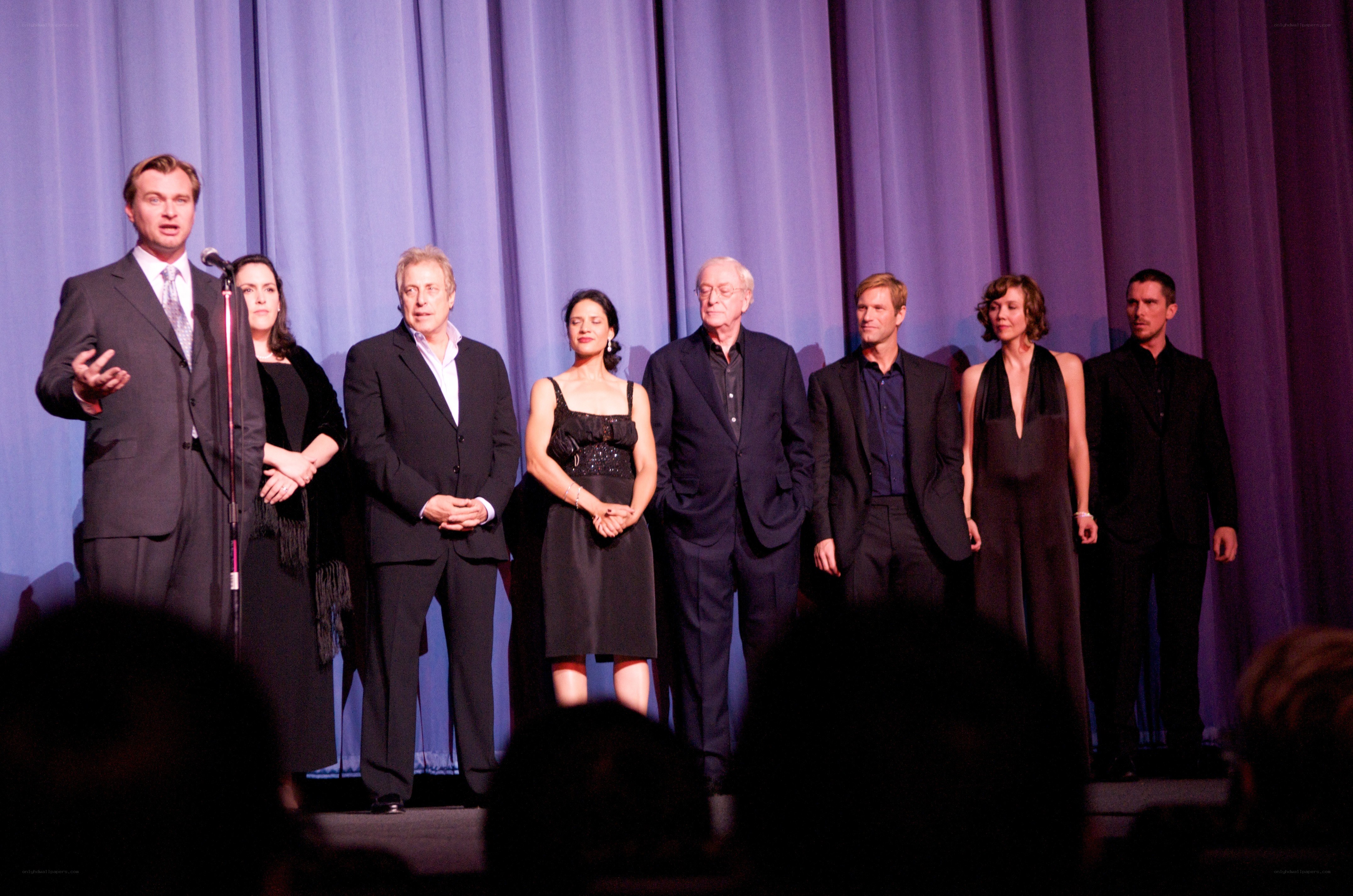 actors on stage at event