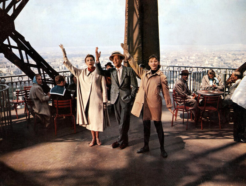 Actors on the Eiffel Tower