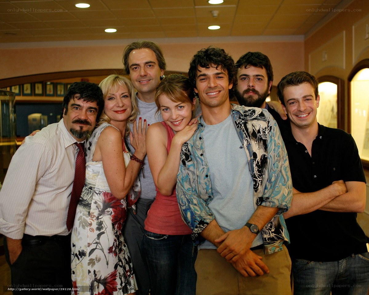 actors posing together