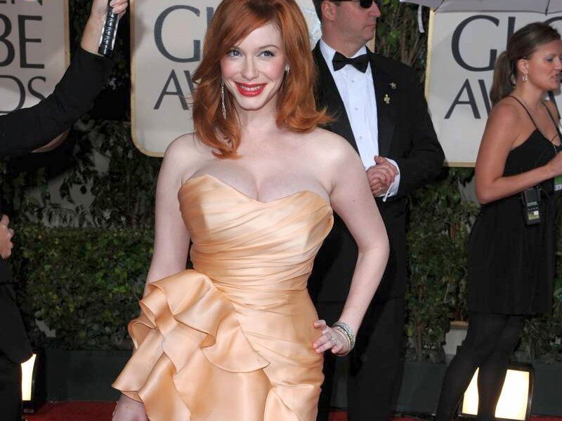 Actress at Golden Globes event