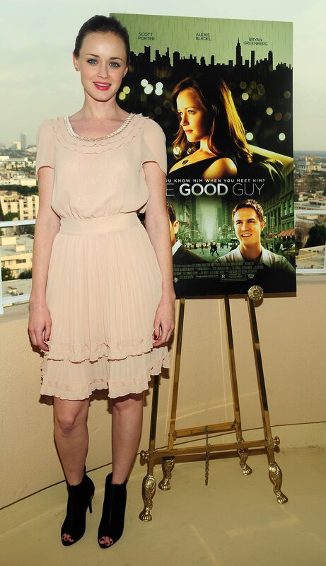 Actress at movie premiere