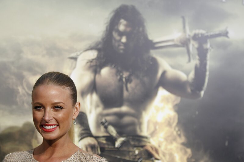 actress at movie premiere