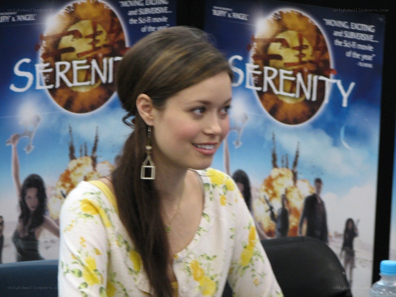 actress at serenity event