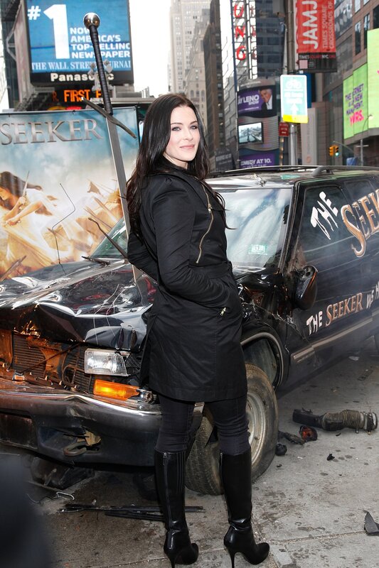 Actress at The Seeker event