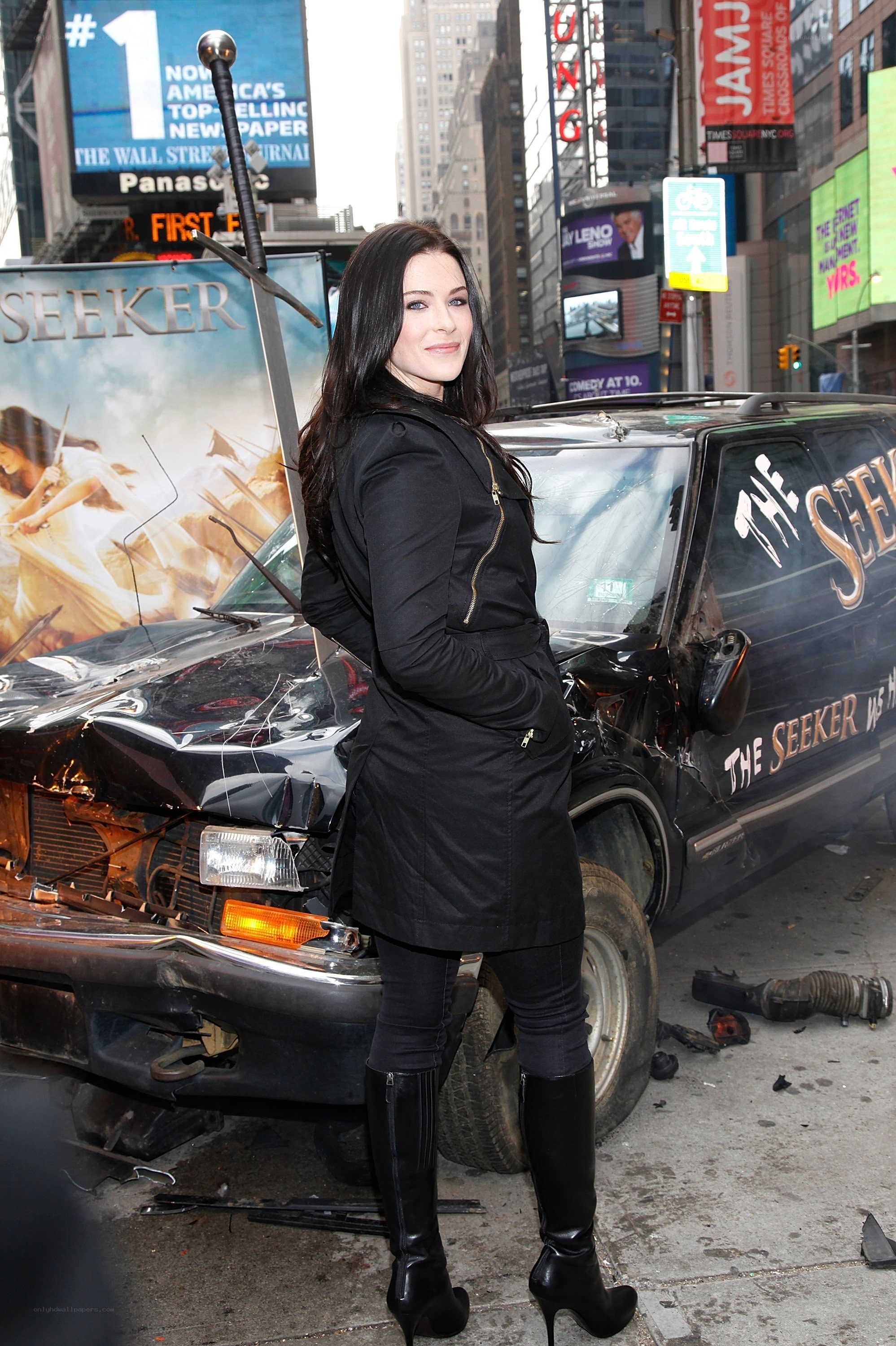 Actress at The Seeker event
