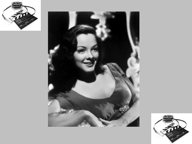 Actress in a vintage photo