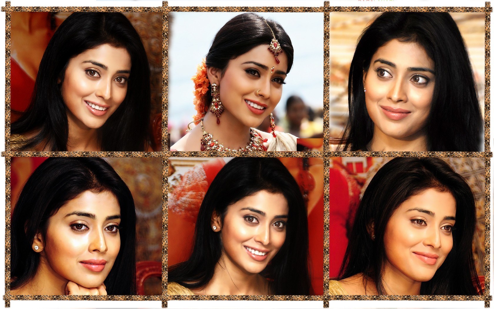 Actress portrait collage