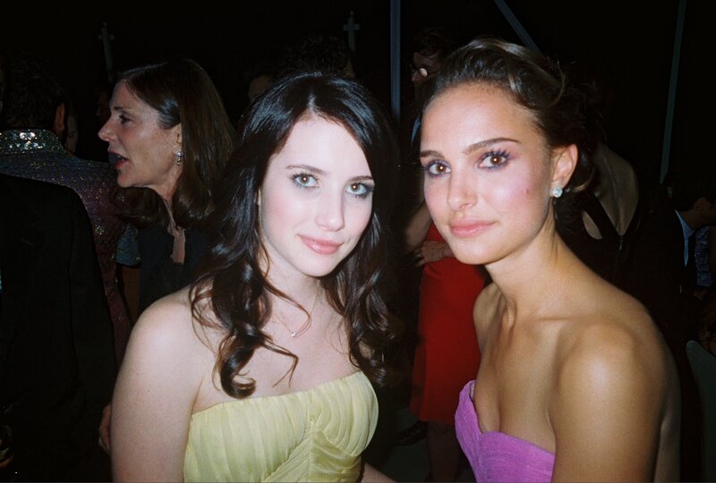 Actresses at a formal event