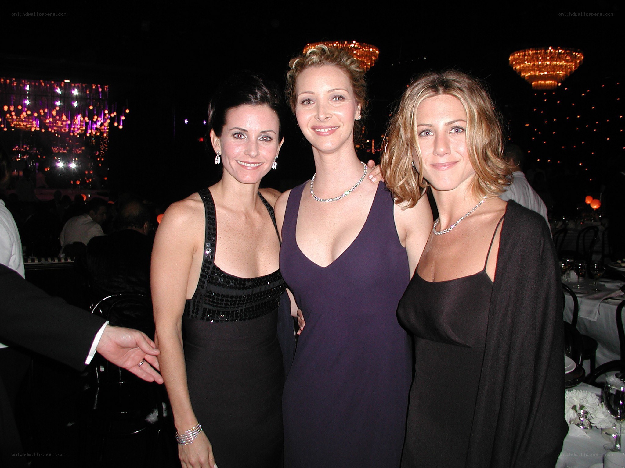 Actresses at a formal event