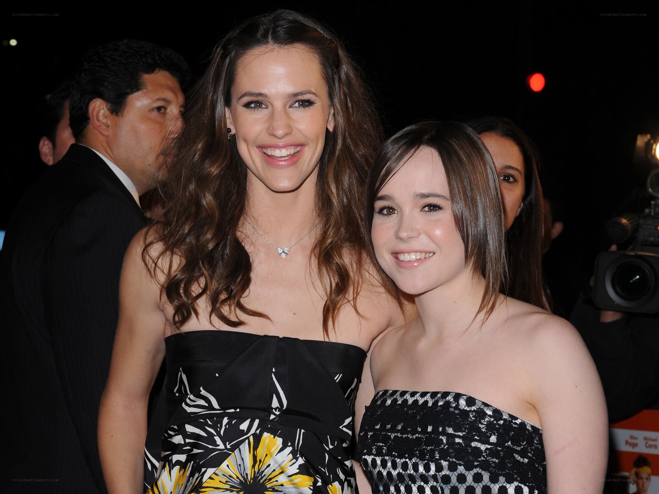 Actresses at a red carpet event