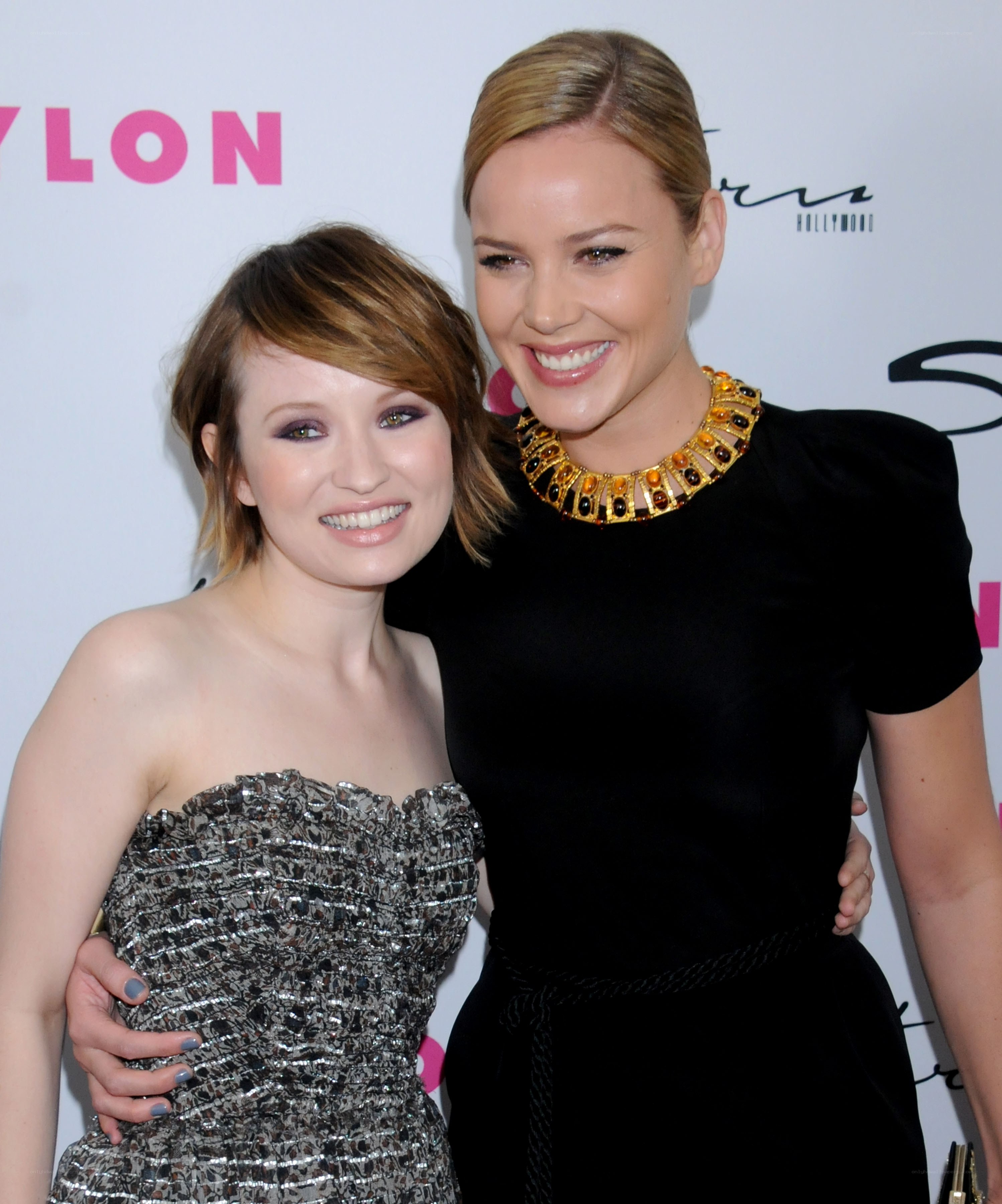 Actresses at a red carpet event
