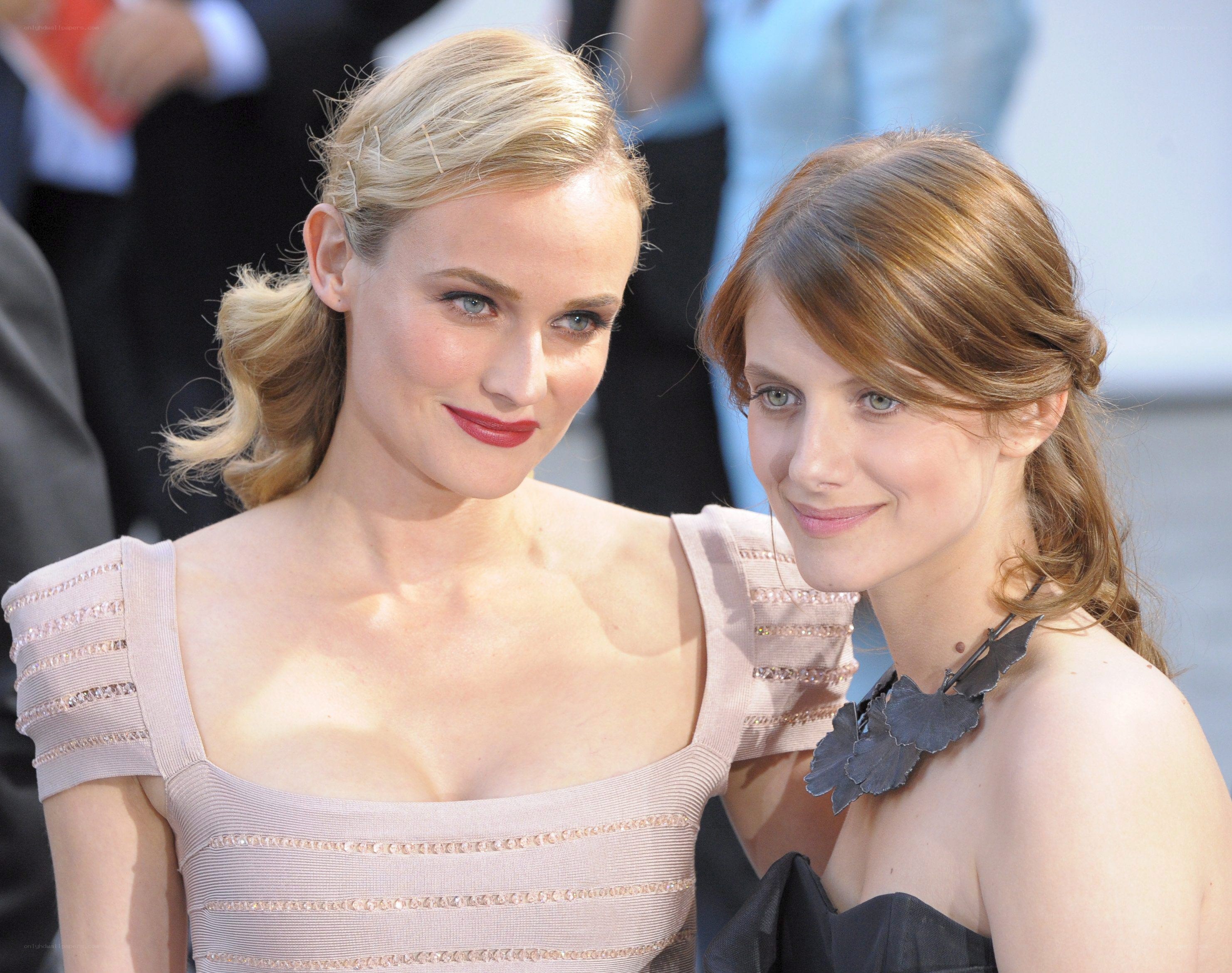 Actresses at a red carpet event