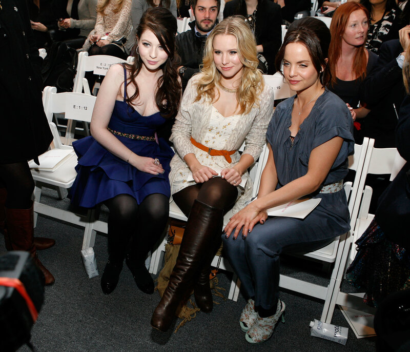 Actresses at fashion show