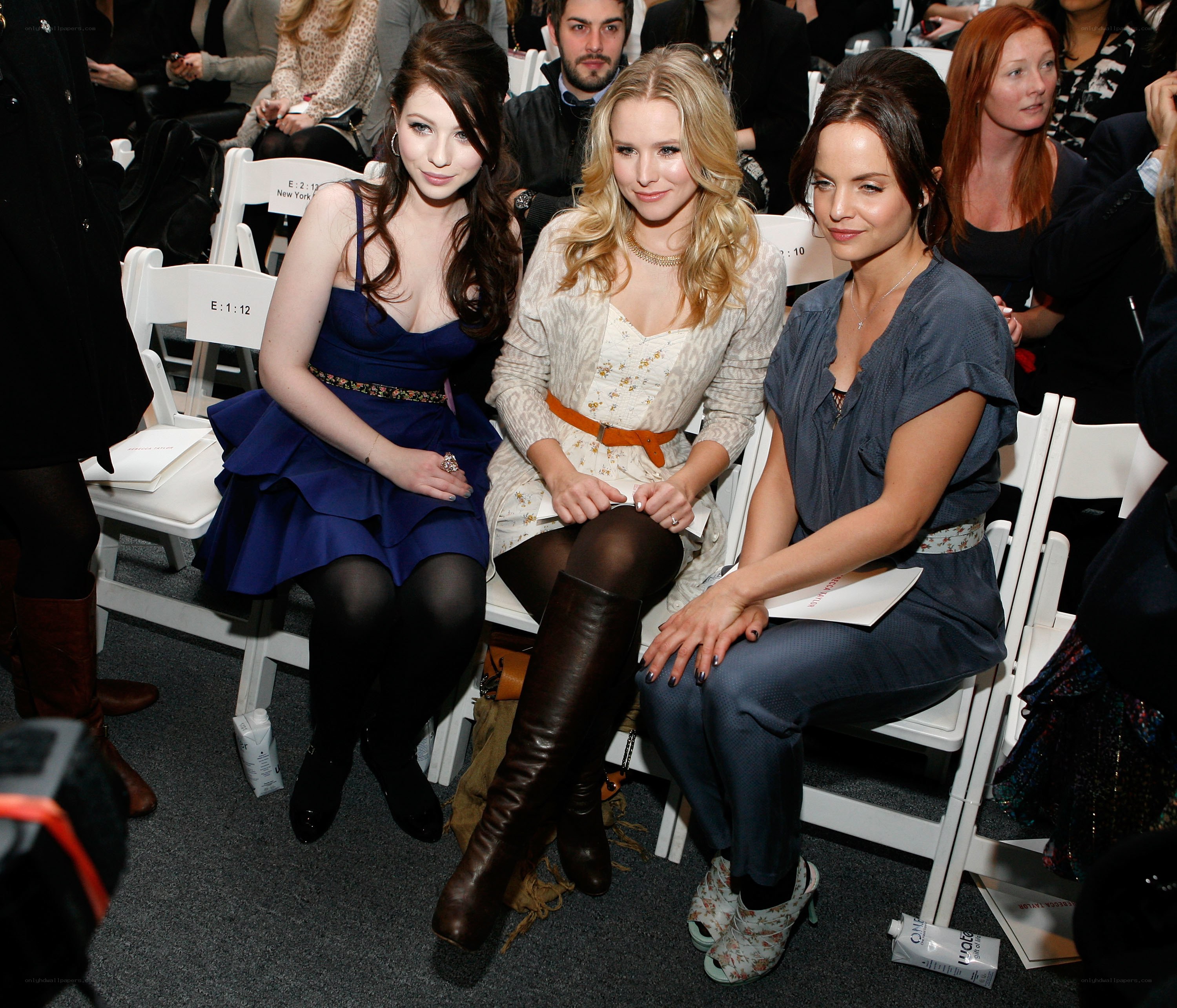Actresses at fashion show