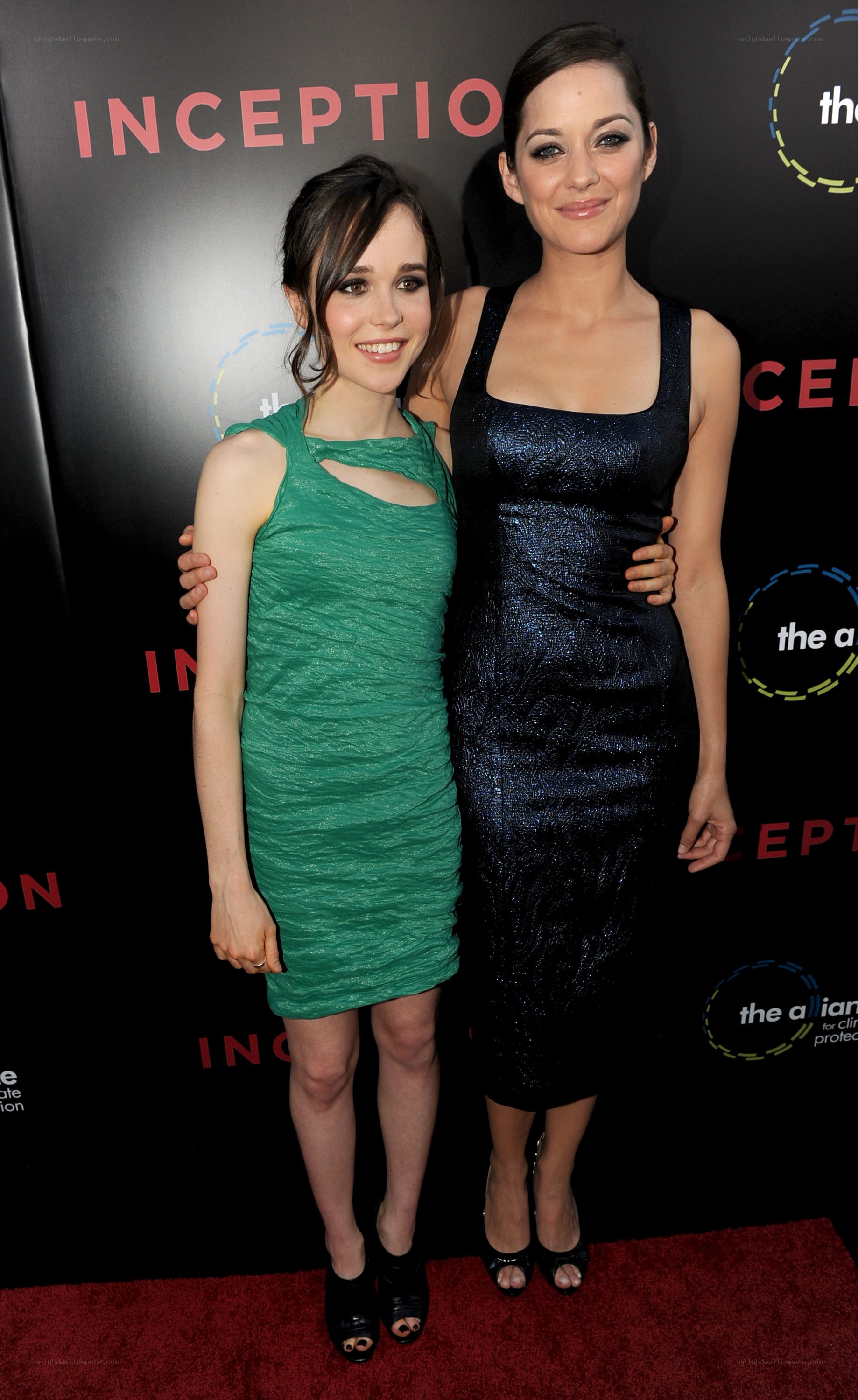 Actresses at Inception premiere