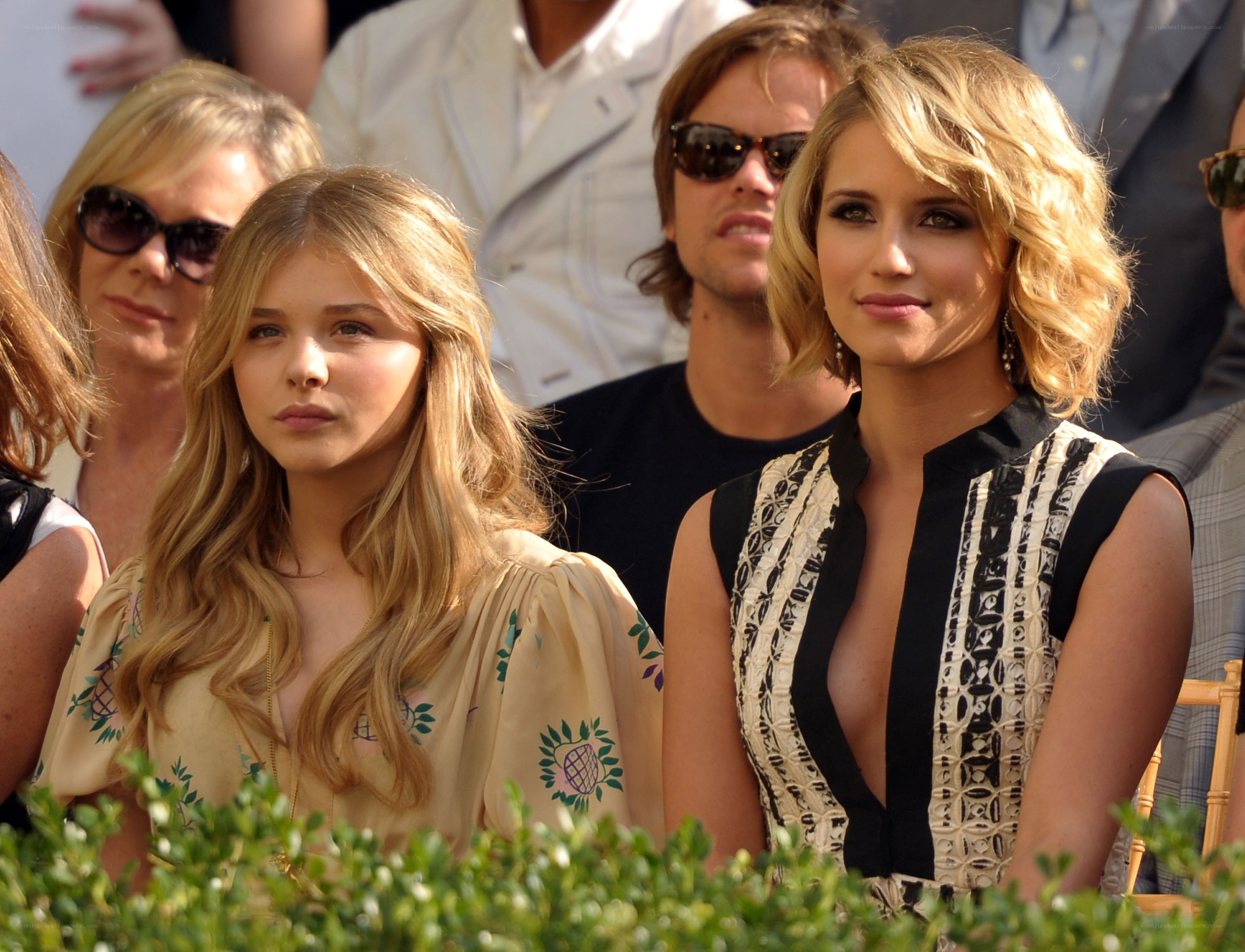 Actresses at outdoor event