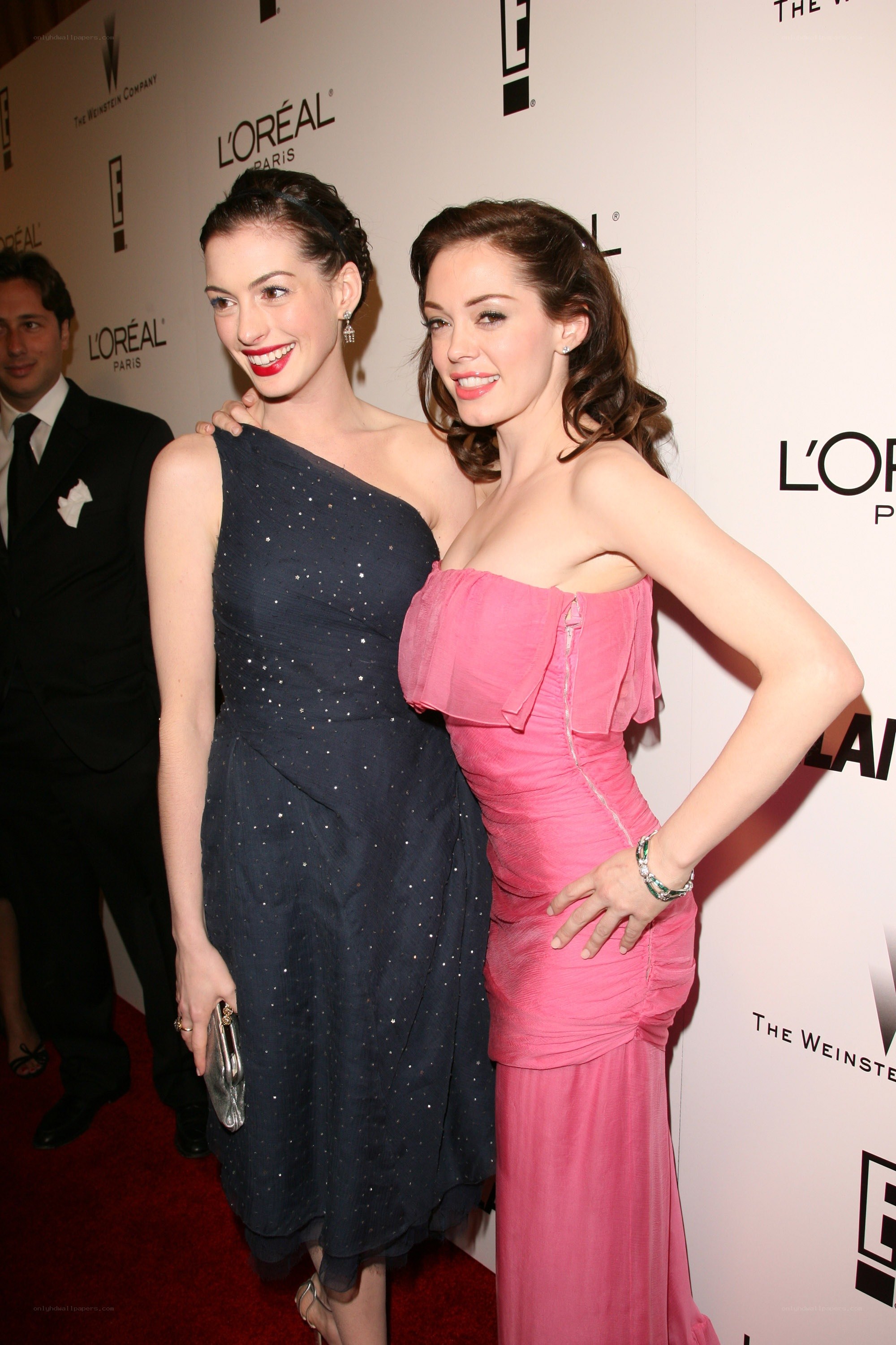 Actresses at red carpet event
