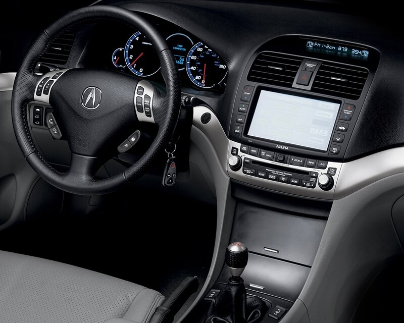 Acura car interior dashboard