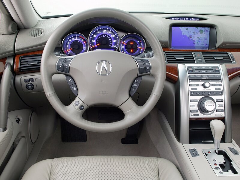 Acura Car Interior — Gray, Neutral