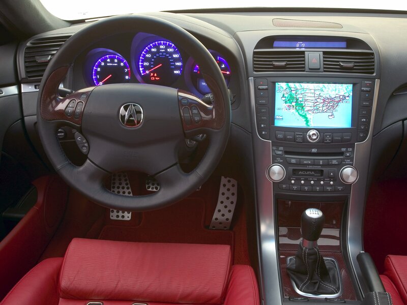 Acura Car Interior — Red