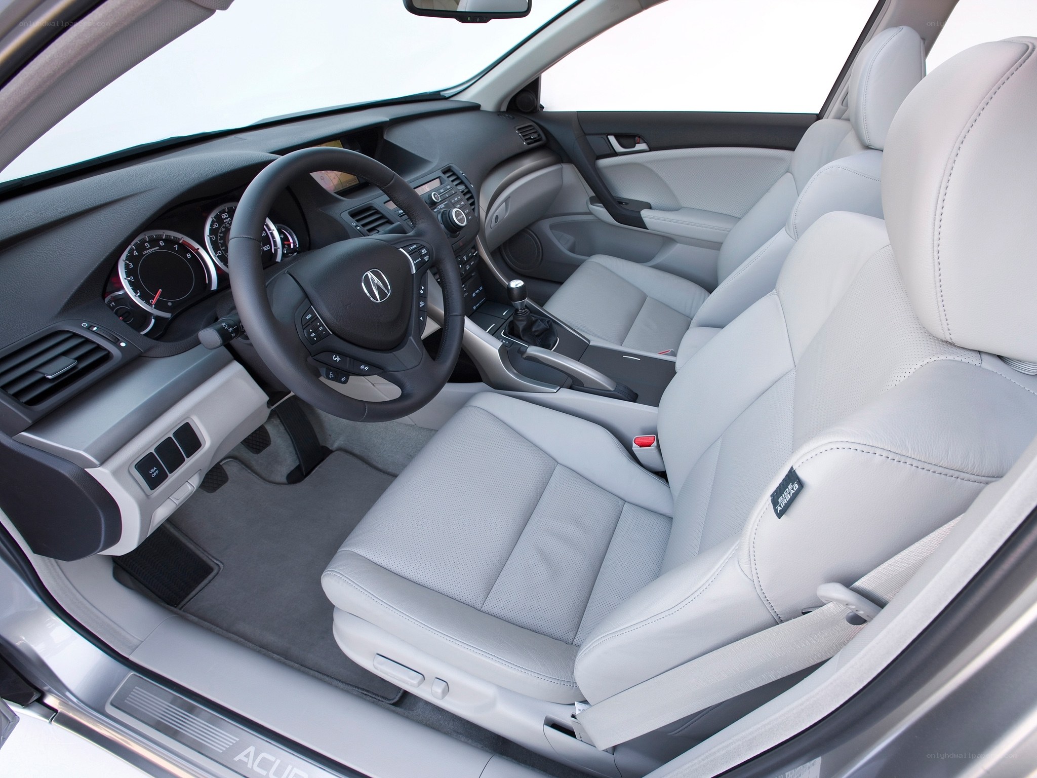 Acura car interior view