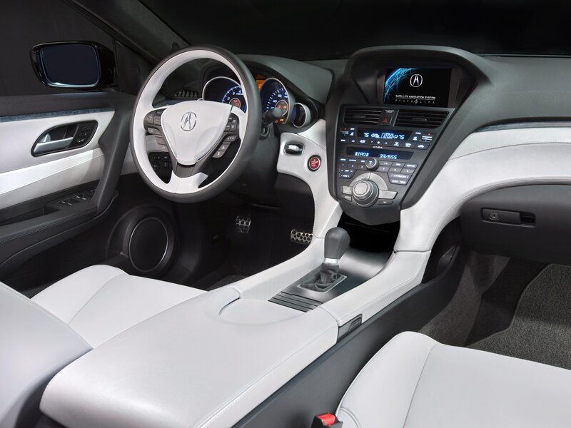 Acura Car Interior — White