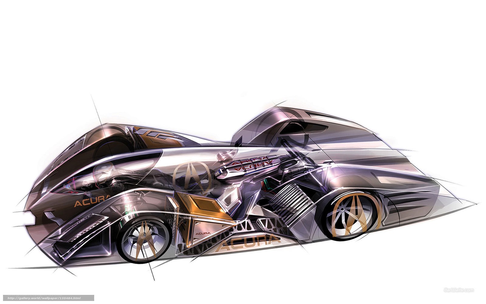 Acura concept car design
