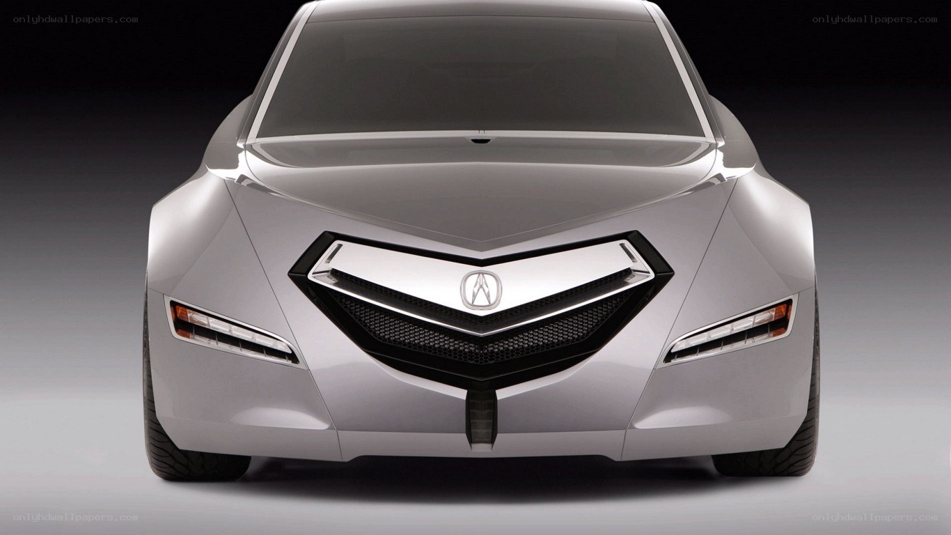 Acura concept car front view