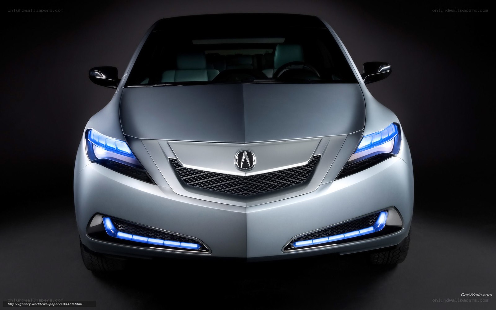 Acura concept car front view