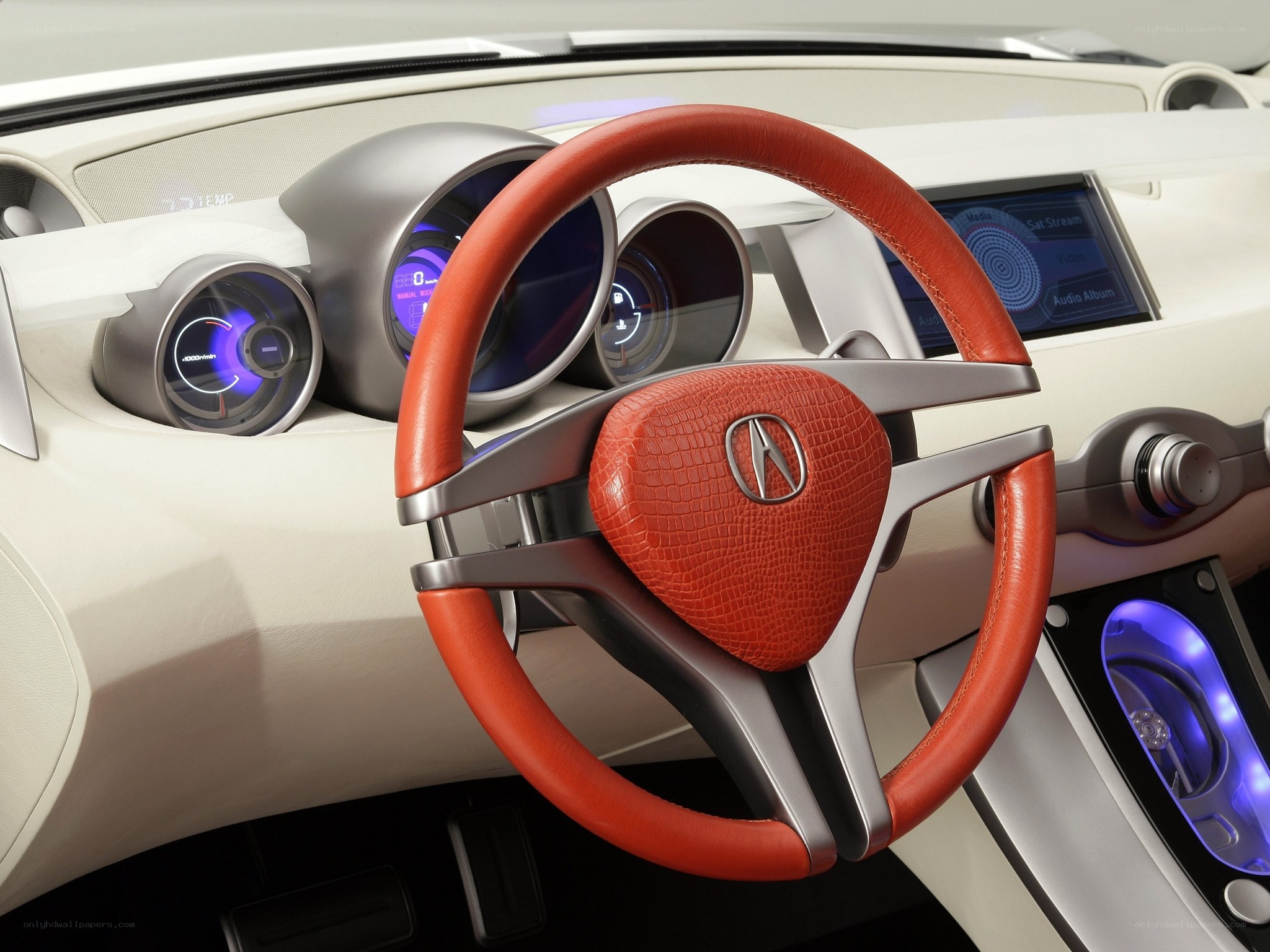 Acura concept car interior