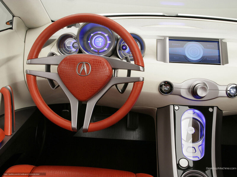 Acura Concept Car Interior — Red