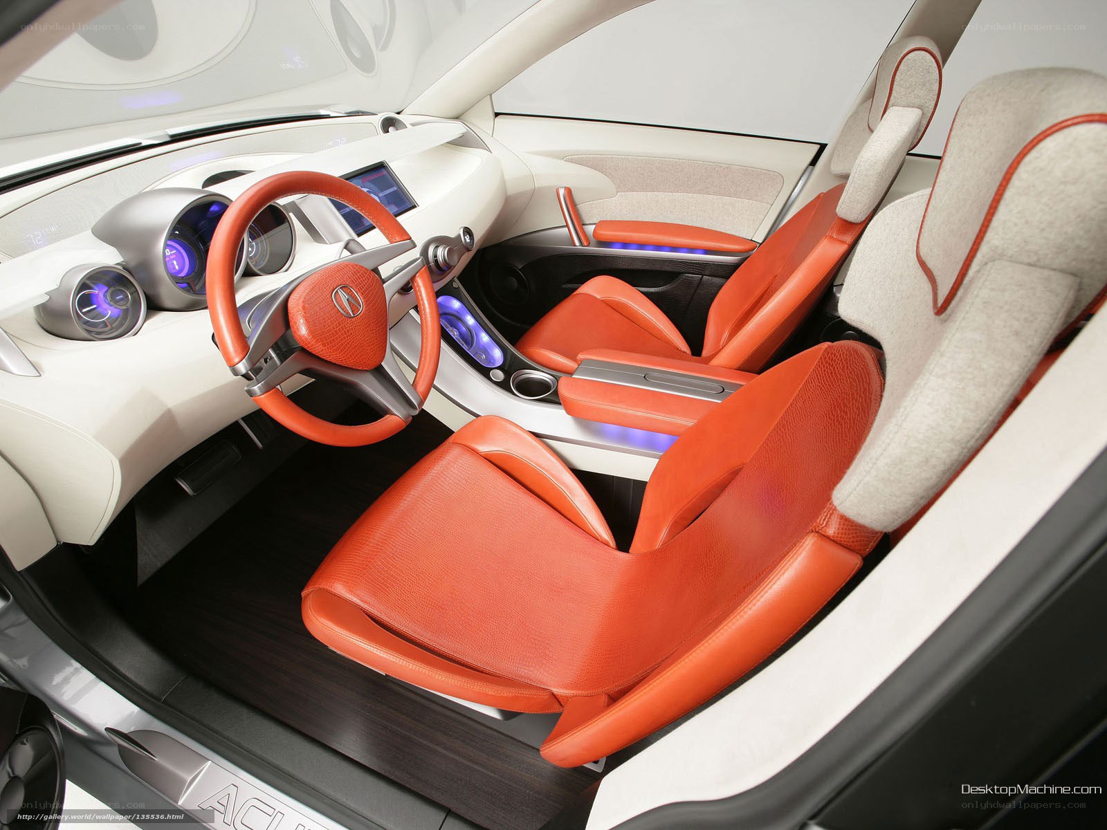Acura concept car interior