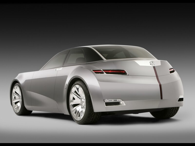 Acura concept car rear view