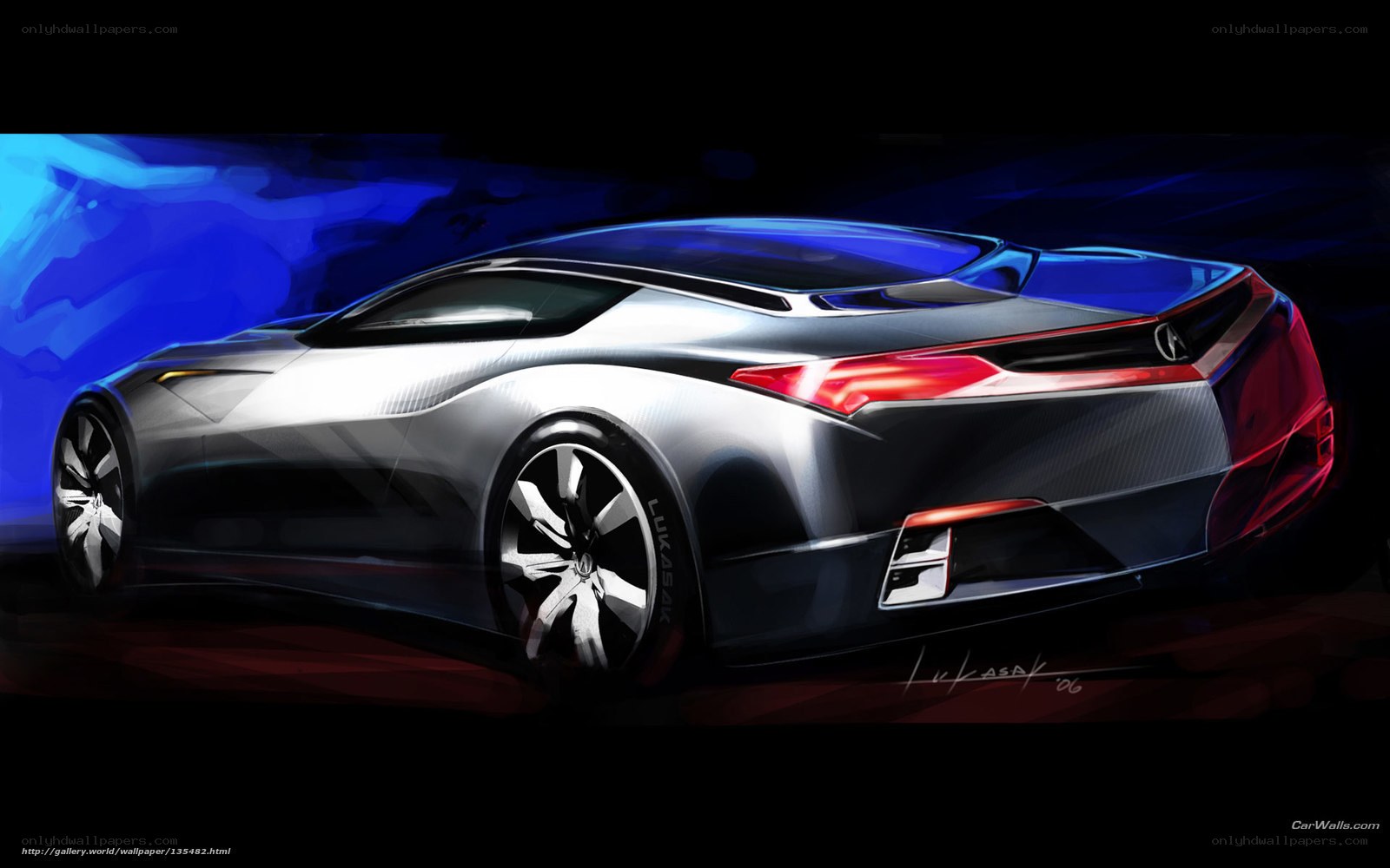 Acura Concept Car Sketch