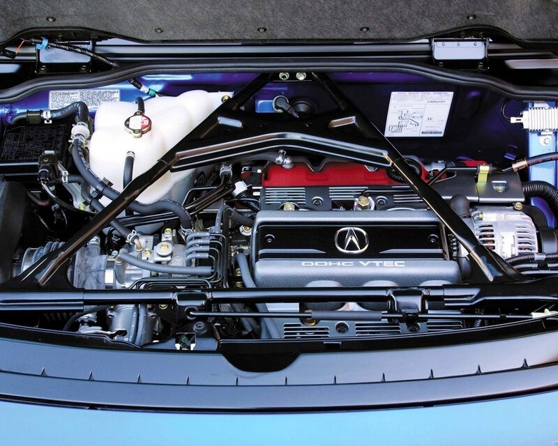 Acura Engine Bay — Black, Technical