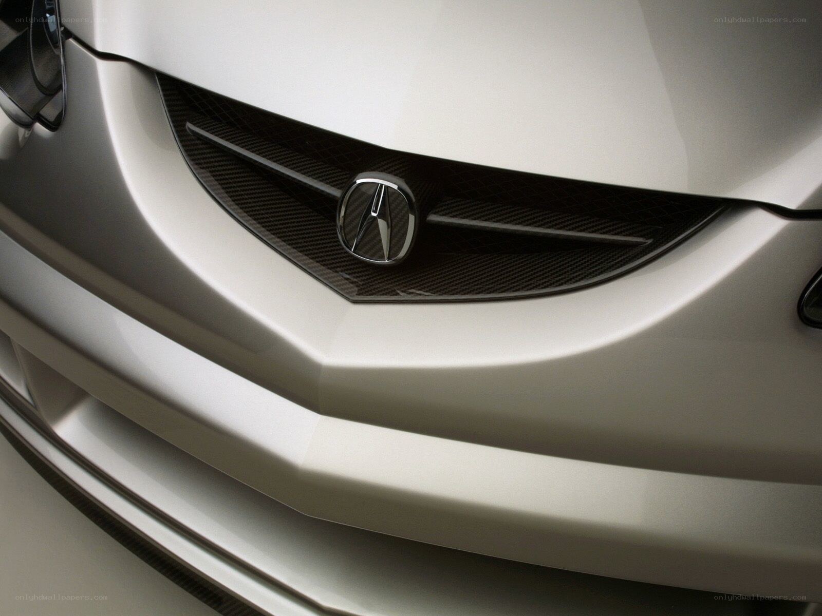 Acura grille close-up