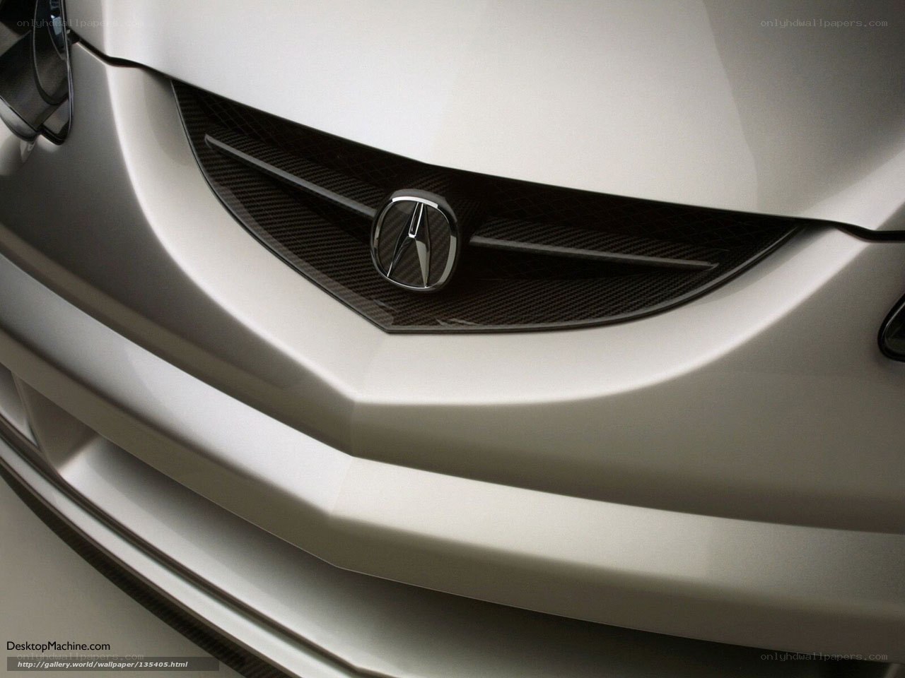 Acura grille close-up