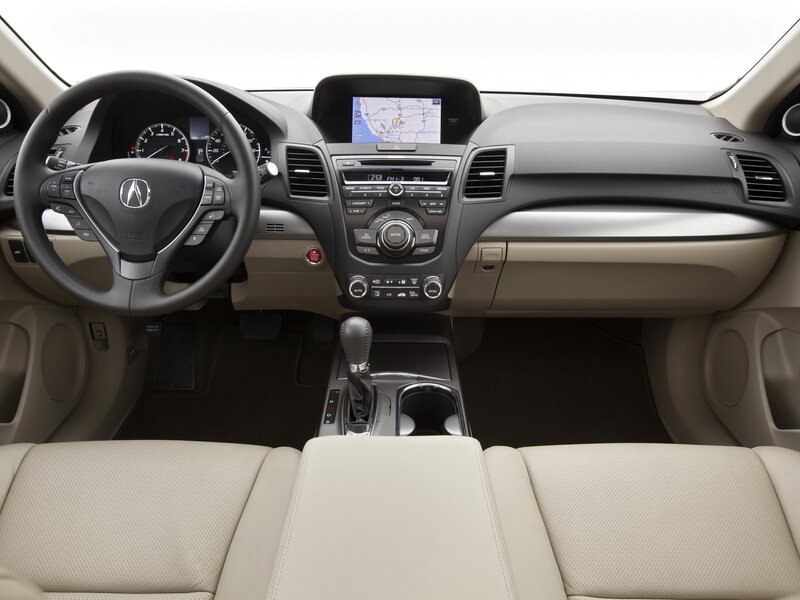 Acura interior dashboard view