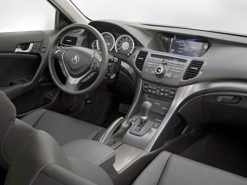 Acura interior dashboard view