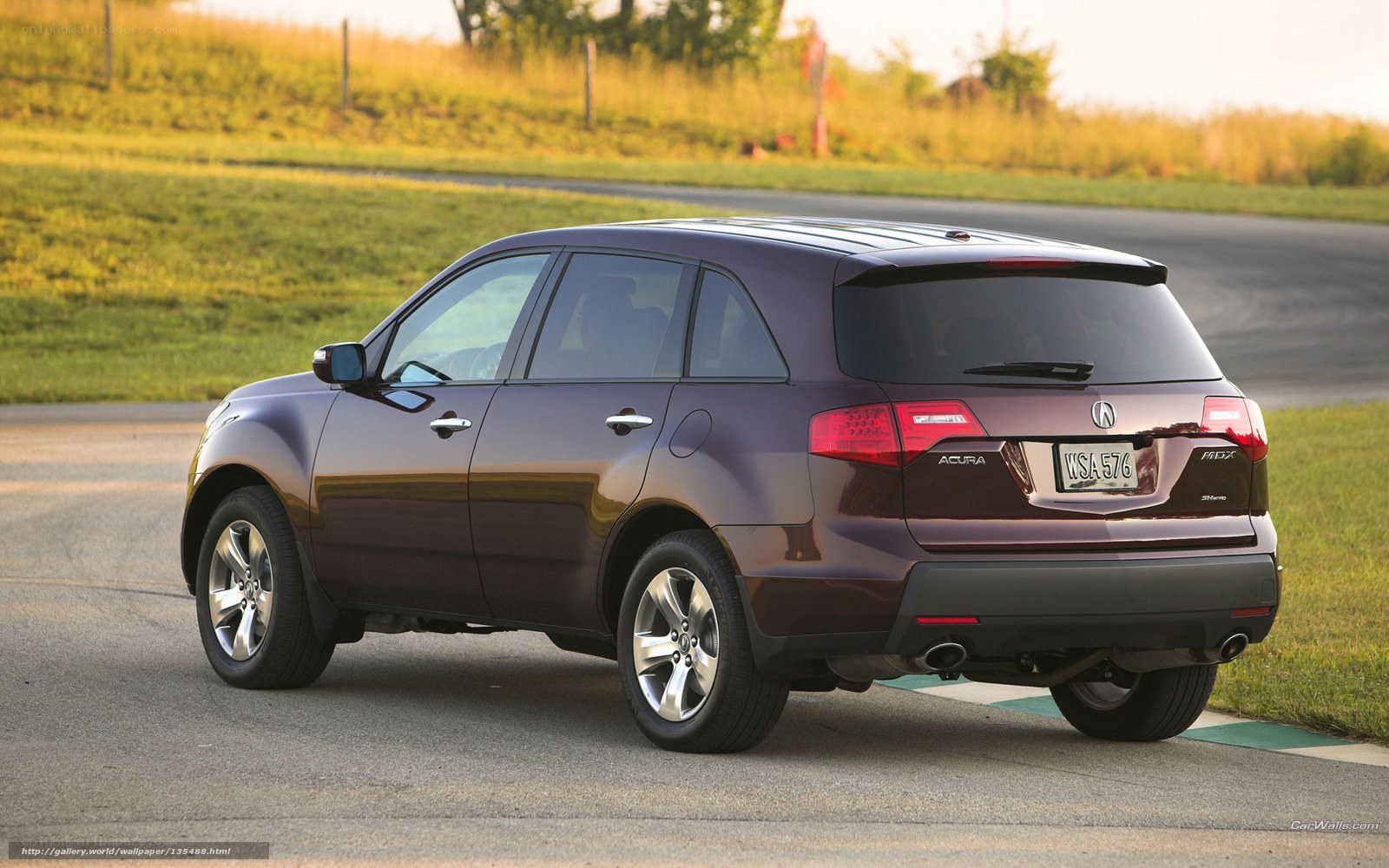 Acura MDX on a racetrack